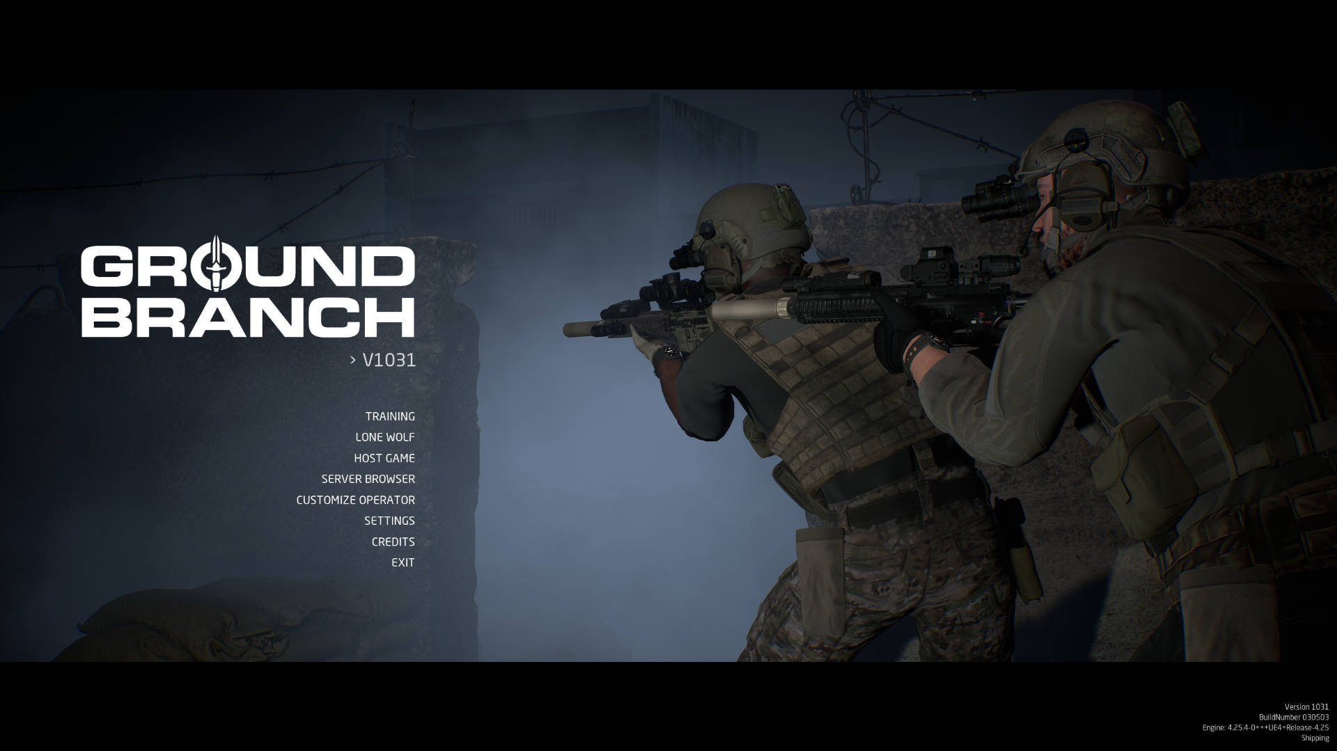 Start Screen | UNOFFICIAL GROUND BRANCH WIKI